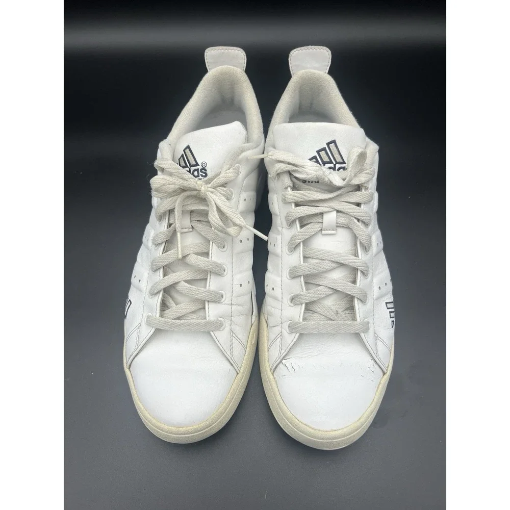 Adidas Barricade Team 2 White Navy Men's 13‎ Tennis Shoes 659910